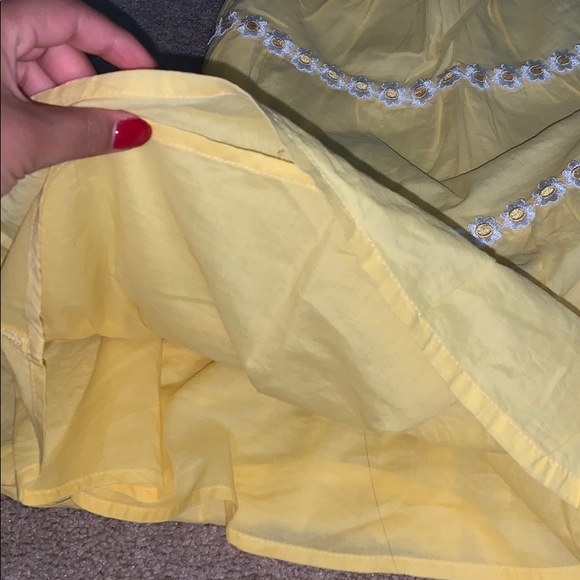 Yellow Flower Skirt - Picture 2 of 4
